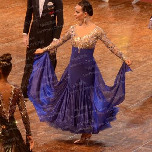 Competition Modern Waltz Tango Ballroom Dance Dress, Smooth Ballroom Dress, Standard Ballroom Dress,Ballroom dance skirt