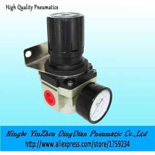 3/8 inch aluminum material source treatment unit Adjustable Air Pressure Regulator AR3000-03