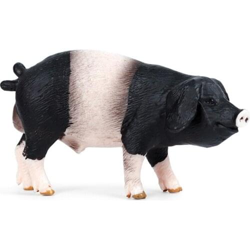 Schwabenhar Pig Animal Figure Collectible Toys Animal Cognition Action Figures Kids Plastic Model Toys