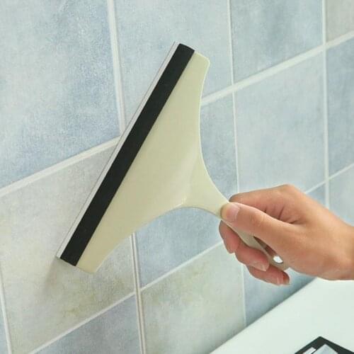 Window Glass Scraper Cleaner Squeegee Shower Bathroom Mirror Brush Wiper Bathroom Mirror Wiper Scraper Glass Cleaning Tools