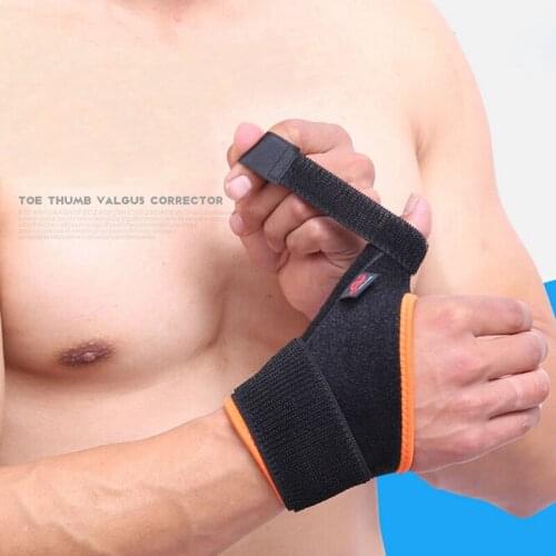 Sports Elastic Wrist Support Thumb Hand Brace Finger Splint Tennis Rehabilitation Anti-sprain Wrist Protection