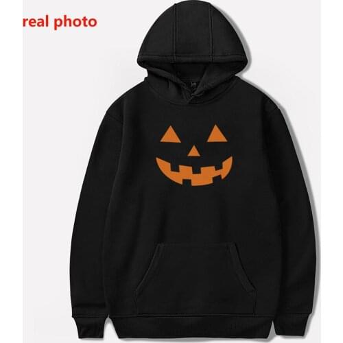 Top Pumpkin Shirt Women halloween Graphic Cotton Sweatshirt Fashion Hoodies Pullover O-neck Female Clothing Autumn Full Sleeve