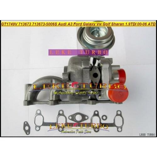 GT1749V 713673-5006S 713673 Turbocharger For Audi A3 For Ford Galaxy VW Golf Sharan Octavia I 2000-06 ATD AUY AJM 1.9L TDI 115HP