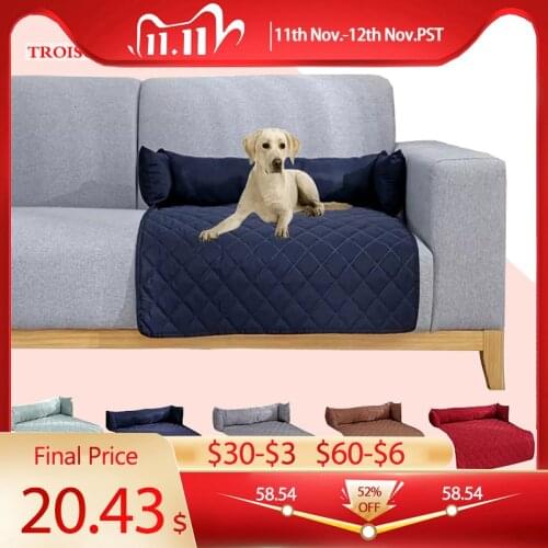 Waterproof Sofa Cover Dog Pet Diaper Mat Cushion Mats Washable Training Pad Dog Car Seat Cover Living Room Furniture Protector