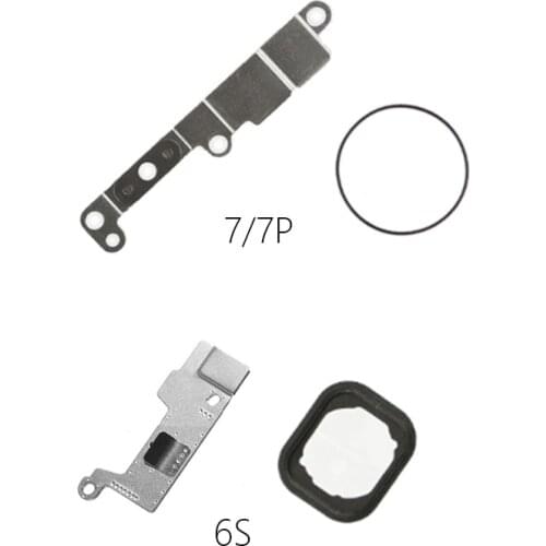 1 x Home Button Back Spacer Metal Holder Plate Bracket For iPhone 5 5S 6 6S 8 7 Plus Home Button Backing Plate Parts