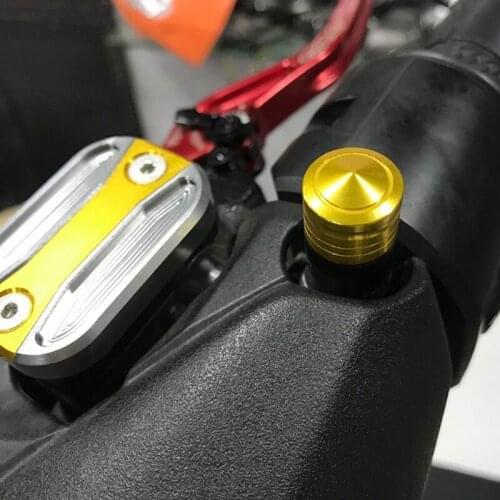 1 Pc Black Motorcycle Rear Mirror Adapters M10 10MM Clockwise Anti-clockwise Right Left Hand Thread Changing Screw