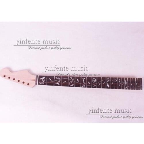 1 pcs Unfinished electric guitar neck mahogany made rosewood fingerboard