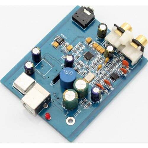 2018 SA9023 ES9018K2M HIFI Audio DAC Decoder Sound Card Board Support 24bit 96K
