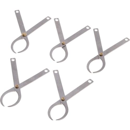 5pcs Stainless Steel Carp Fishing Bait Feeder Clamp Clip Baiting Pliers