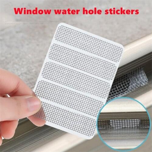 5-pack Fix Net Window Home Adhesive Antis Mosquito Fly Bug Insect Repair Screen Wall Patch Stickers Mesh Window Screen Practical