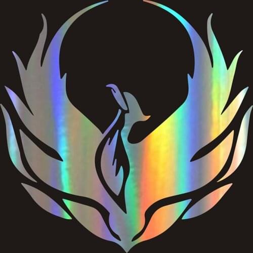 Car Stickers Decor Motorcycle Decals Phoenix Bird of Wonder Decorative Accessories Creative Sunscreen Waterproof PVC,15cm*15cm