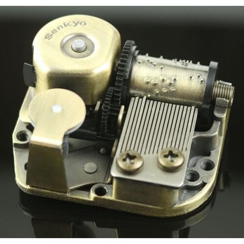 Handling Bronze Clockwork Music box Movement Sports Accessories DIY Music Box Music Sports Set 18 Sound Beautiful Melody Gifts