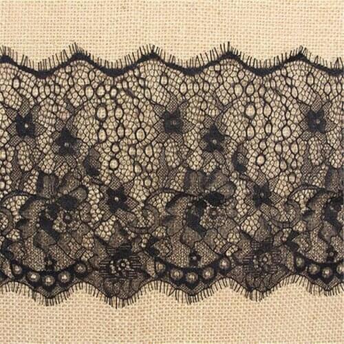 Free-shipping 30Meters/lot Beautiful Flower Venice Venise Eyelash Lace Lace Applique Sewing Trims 15cm LB0093