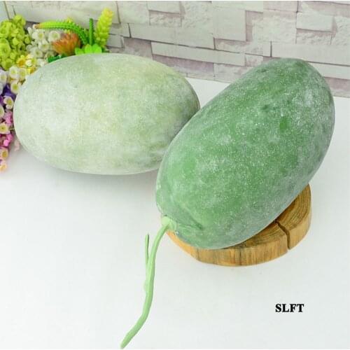 Kitchen cabinet hotel dining room supermarket store shop decor Faux artificial simulation fake vegetables white wax gourd model