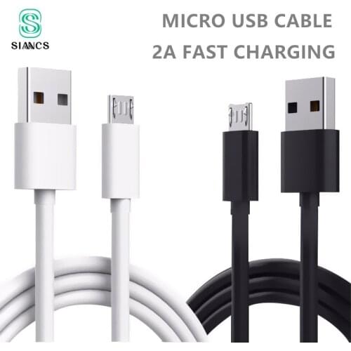 Micro USB Cable 2A Fast Charging 30cm 1m Mobile Phone Charger Cables Date Cord Wire for SumsungOppoHuawei Android Tablet