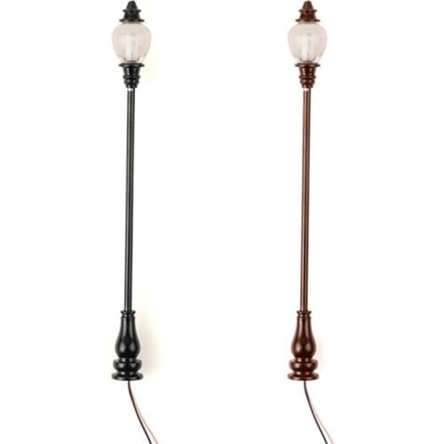 N7ME 1/87 Mini Realistic Road Light for Dollhouse Pretend Play Set Girl’s Gift