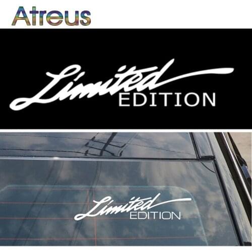 Car Window Sticker LIMITED EDITION Creative Vinyl for Nissan Qashqai J11 J10 Juke X trail T32 Chevrolet Lacetti Cruze Captiva