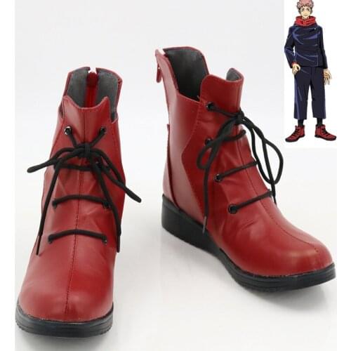 Jujutsu Kaisen Yuji Itadori Cosplay Shoes Anime Boots Tailor Made