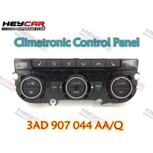 Climatronic Control Panel With Rear lock Seat Heating Visualization On RNS / RCD 3AD 907 044 AA/Q For VW Passat B7