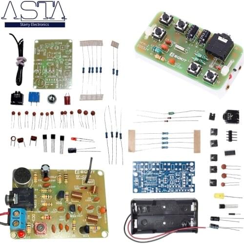 88-108MHz DIY Kit FM Radio Transmitter and Receiver Module Frequency Modulation Stereo Receiving PCB Circuit Board