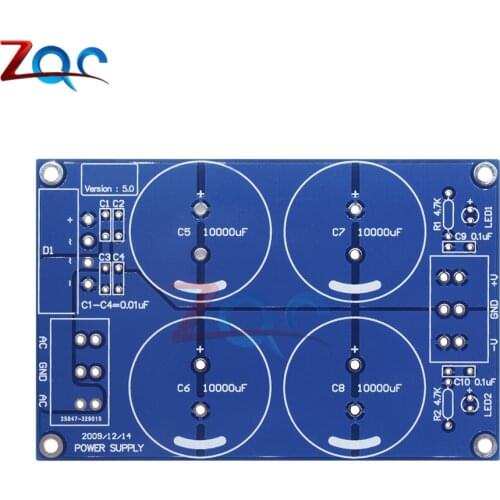 4*10000uF four 10000uF 50V Rectifier Filter Power Supply Board For LM3886TF TDA7293 PCB Module LM3886 Amplifier