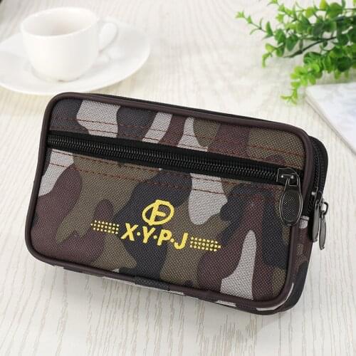 Fanny Pack For Mobile Phone Canvas Men Male Zipper C.oin Purse Good Quality Bag Casual Waist Packs Money ID Bags Man Purses