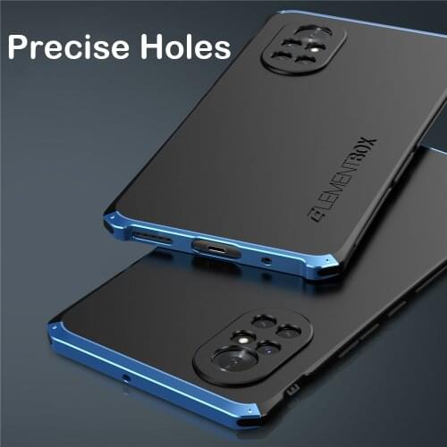 Shockproof Metal Armor Case For Huawei Nova 8 SE Case Luxury Aluminum Frame Hard PC Full Cover Coque For Huawei Nova 8 Pro Funda