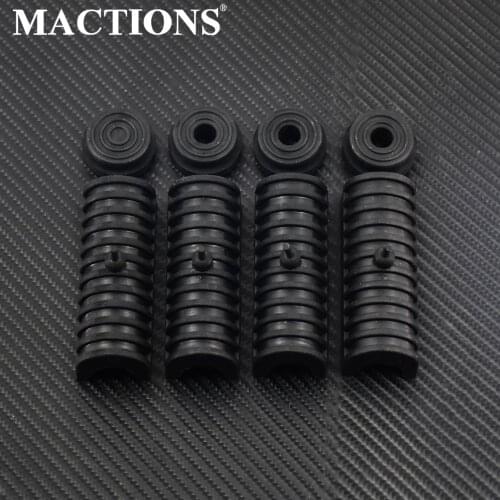 Rubber Grommet Support Cushion Hard Saddlebag For Harley Sportster Touring Road King Electra Street Glide Dyna Softail 1994-2013