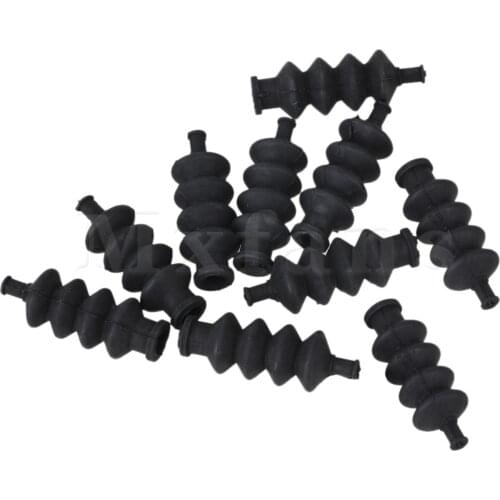 10PCS 42mm Long Black Waterproof Push Rod Rubber Seal Bellow for RC Boat Electric Boat Boat Model