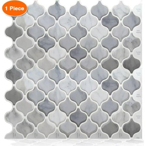 Self Adhesive mosaic tiles back baffle Bathroom Kitchen Ethylene Wallpaper Decoration