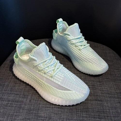 Summer low top spot flat heel thick bottom leisure round head flying woven pink textile solid color coconut shoes