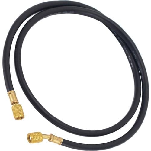 Refrigeration Charging Hose 150cm HVAC 1/4 Inch SAE 800PSI AC Heavy Duty Brass Hoses Connection R410a R134a Hose