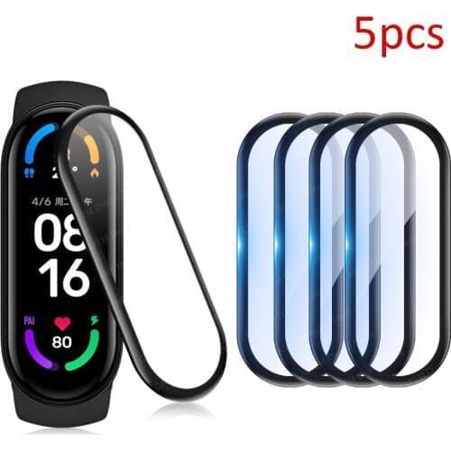 Mi Band 6 Protective Film Screen Protector For XiaoMi Mi Band 6 MiBand 6 Mi6 Band6 Smart Wristband Protector Glass Hydrogel Film