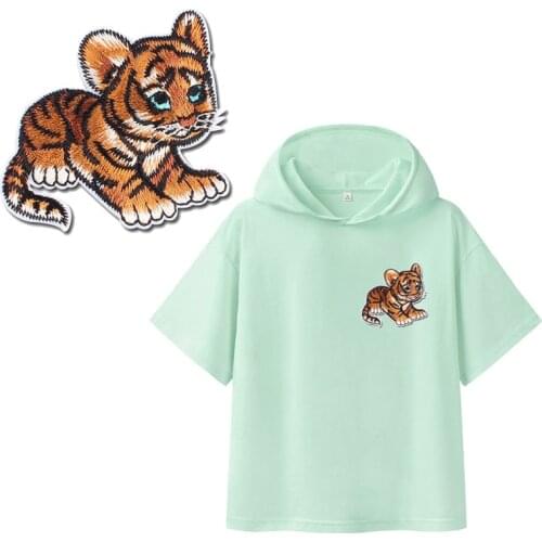 Badge dog wolf Patches For Stripe Clothes Patch A-level Washable Iron On Applique DIY Clothing Sticker