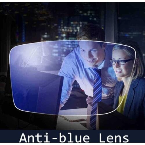 1.56 1.61 1.67 Index Anti-Blue Lens High Definition Aspherical Prescription Block Harmful Light 2 PCS For A Pair
