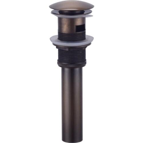 Antique brass BRASS Bathroom Faucet Vessel Vanity Sink Pop Up Drain Stopper with Overflow