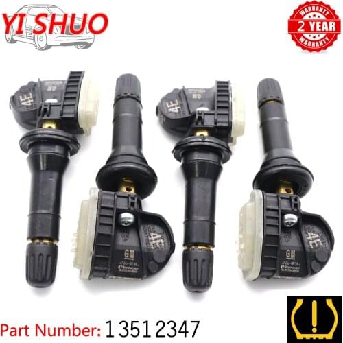 Car TPMS Sensors 13512347 Tire Pressure Sensor Monitoring System for Chevrolet Volt 2019 433 MHz