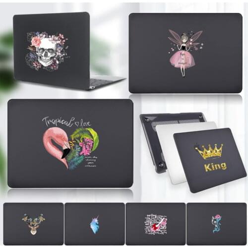 Anti-cratch Laptop Case for Apple MacBook Air 13/Pro 13/Pro 15" A1398(retina)/Pro 16" A2141 Cartoon Pattern Hard Shell Case