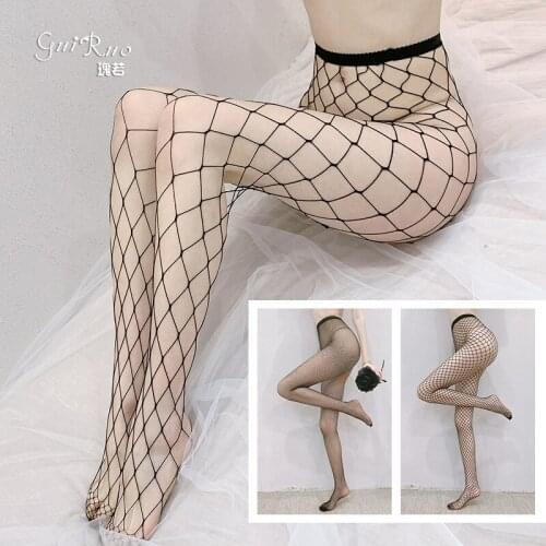 Black Fishnet Tights Women Sexy Hot Fish-net Stocking Erotic Lingerie Accessories Mesh Socks Sexy Net Pantyhose