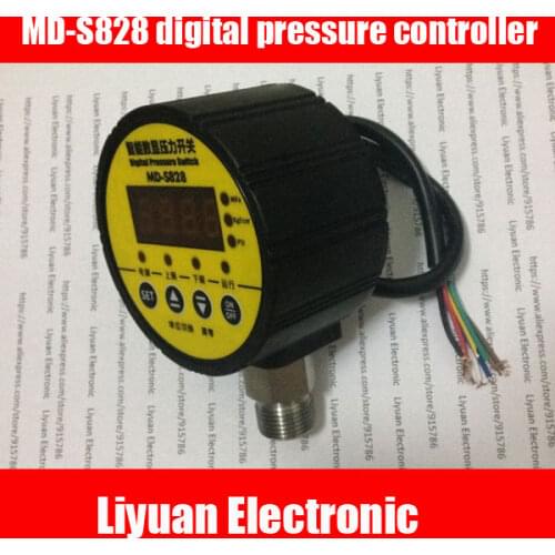 MD-S828 digital pressure gauge digital pressure controller /0.1~4MPA pressure gauge / dual relay Pressure Switch