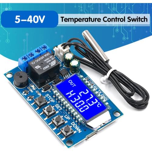 XY-T01 Digital Thermostat Heating Refrigeration Digital Temperature Control Switch Temperature Controller Module