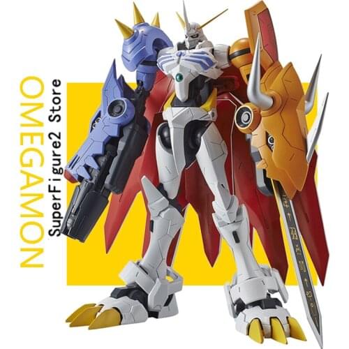 B A N D A I DIGIMON A D V E N T U R E Digital Monster O M E G A M O N 20cm Action Toy Figures Childrens Gifts Assembly Model