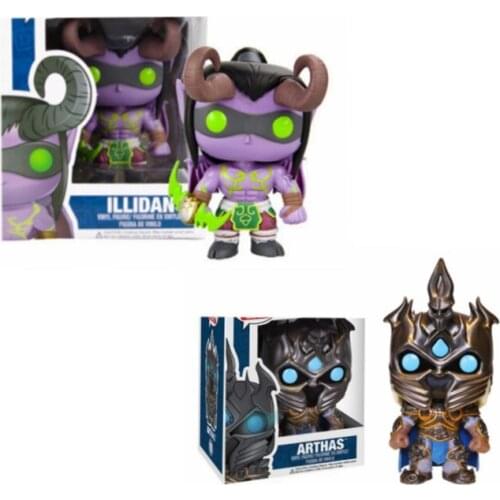 Worlds of Warccraft Illidan Lich King Arthas Sylvanas 14# 15# Action Figures Collectible Model Doll for kids Gift toy