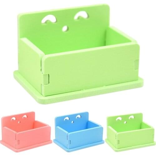 Hamster Bowl Small Animals Food Dish Rectangle Plastic Bird Feeding Bowl Guinea Pig Water Food Feeder Hamster Accessories