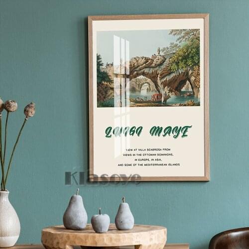 Luigi Maye Prints Art Retro Poster Gallery Canvas Painting Landscape Wall Decor Ideal Gift Modern Bedroom Home Indoor Decorate