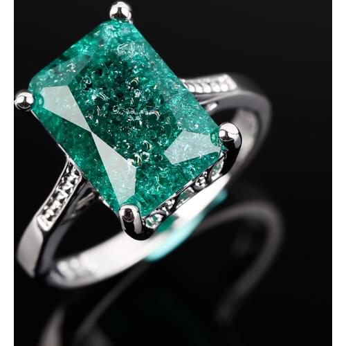 Twilight Moonstone Resin Ring Couple Wedding Rings for Women Jewelry Love Ring Engagement Ladies Accessories Anillo Mujer A5Q917