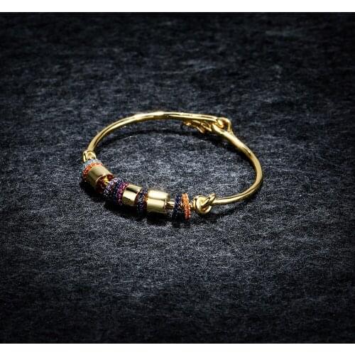 LIDU High Quality 925 Silver Color Transfer Bead Bracelet Fashion Exquisite Monaco Jewelry Gifts For Friends