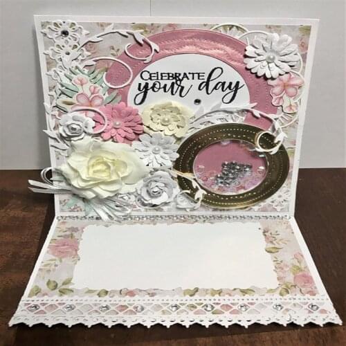 Mini Flowers Metal Cutting Dies Stencil Scrapbooking DIY Album Stamp Paper Card L5YE