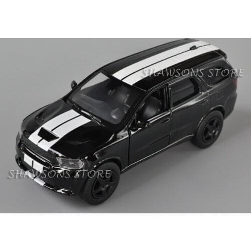 JackieKim 1:36 Scale Diecast Metal Car Model Dodge Durango SRT SUV Miniature Replica Pull Back Toy