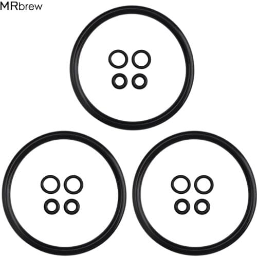 3pcs/lot Cornelius Type Keg Seal Replacement Kit o-ring Cornelius Corny Keg Rubber Gasket Rebuild